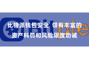 比特派钱包安全 领有丰富的资产科罚和风险限度劝诫