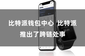 比特派钱包中心  比特派推出了跨链处事