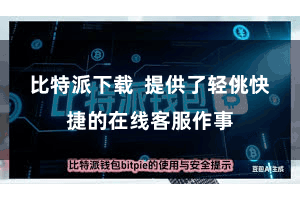 比特派下载  提供了轻佻快捷的在线客服作事