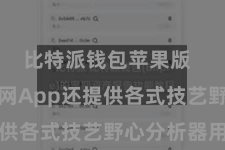 比特派钱包苹果版  比特派官网App还提供各式技艺野心分析器用