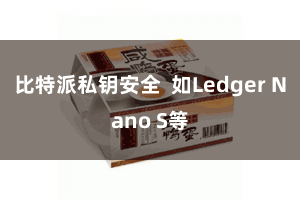 比特派私钥安全  如Ledger Nano S等
